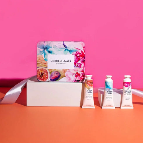 Hand Cream Selection Tin Gift Set 3 x 25ml-Linden Leaves-Matakana Pharmacy